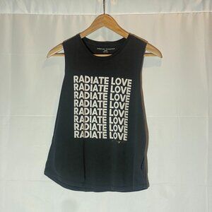SPIRITUAL GANGSTER “Radiate Love” Sleeveless Tank Top Women's Size Large